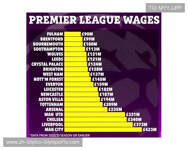 英超球队薪酬总额对比与支出分析 英超球队薪酬总额对比与支出分析